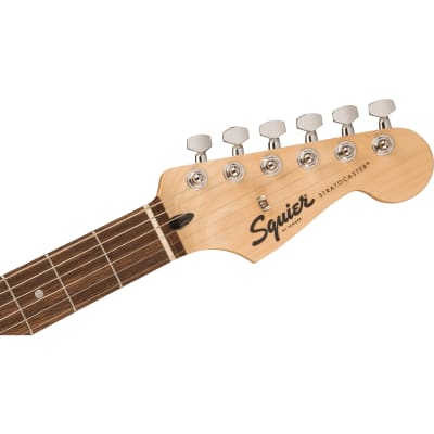 Squier Sonic Stratocaster Guitar, Laurel Fingerboard, Black Pickguard, California Blue image 5