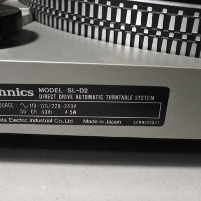 Platine vinyle Technics SL-D2 Direct Drive Automatic Turntable + cellule Numark image 22
