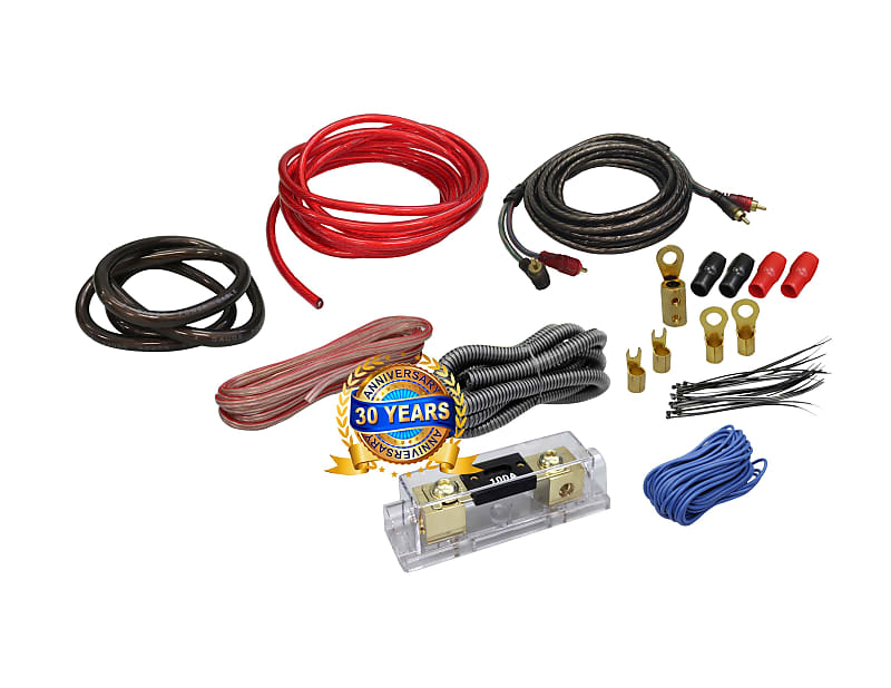 Car Audio 4Gauge Cable Kit Amp Amplifier Install RCA Subwoofer Sub Wiring  3500W