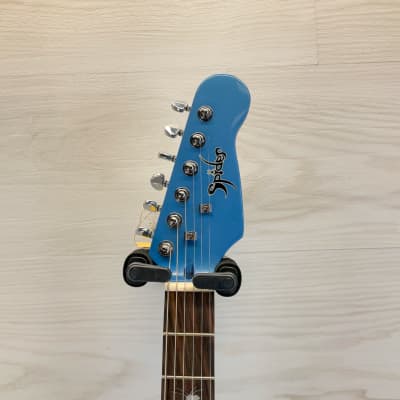 Used Hardluck Kings Spider Electric Guitar Blue image 2
