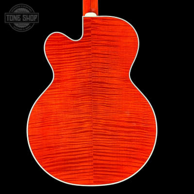Mint Gretsch G6120TGFM Players Edition Nashville Orange Stain w/case image 8