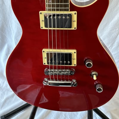 Anthem PST20 LP Style Single Cutaway Electric Guitar 2009 - Translucent Red image 2