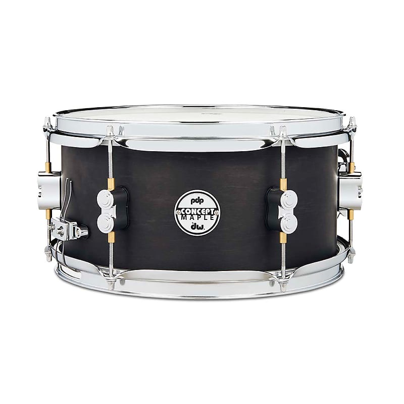 PDP PDSN0612BWCR Concept Snare 6”x12” - Black Wax image 1