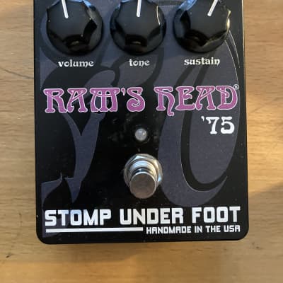 Stomp Under Foot Ram's Head (Violet Version) Fuzz Pedal | Reverb