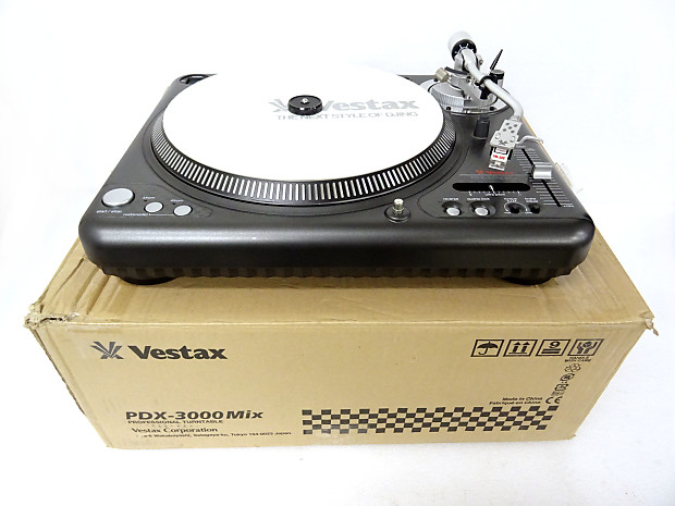 Vestax PDX-3000 MIX Pro DJ Turntable Direct Drive MIDI w