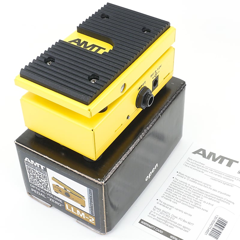 AMT Electronics LLM-2 | Little Loud Mouth Optical Volume Pedal. New with  Full Warranty!