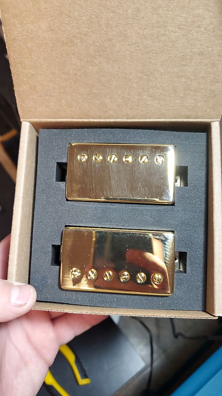 Gibson Custombucker Humbucker Set 2022 True Historic Gold Reverb