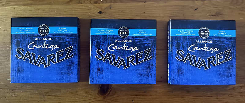 3-sets Savarez 510 AJ Classical Guitar Strings 2020's - | Reverb