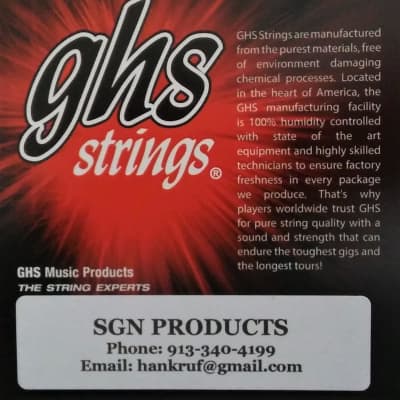GHS Custom Lap Steel Guitar  C6th- 6  Strings - Gauges 15-36W - 2 Pack image 2