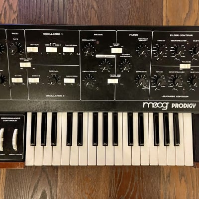 Moog Prodigy 32-Key Monophonic Analog Synthesizer 1979 - 1984 - Black