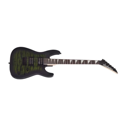 Jackson JS Series Dinky Arch Top JS32Q DKA HT Guitar (Transparent Green Burst) image 4