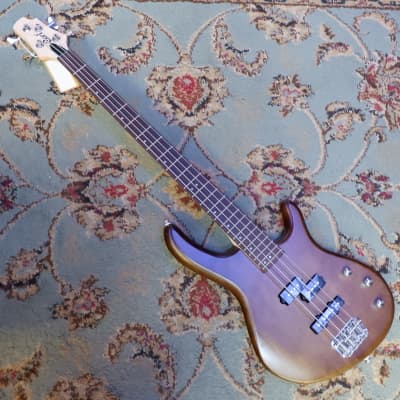 Cort Action PJ OPW 4-String Bass Open Pore Walnut image 3