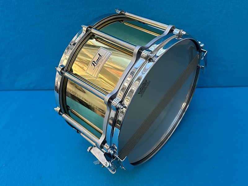 Free Floating Brass Snare Drum 14" x 8" - Pearl B-9114ED image 1