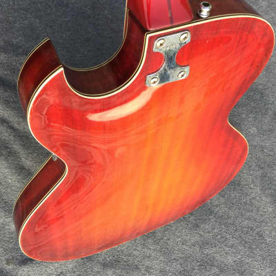 Goya Rangemaster Bass 1966 Cherry Sunburst image 9