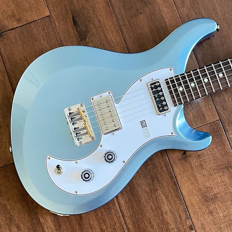 2019 PRS S2 Vela Frost Blue Metallic Electric Guitar S2052372 image 1