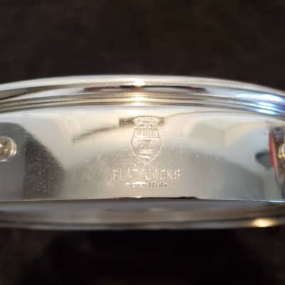 Flat Jacks by Ralph Kester 16" Marching Snare Drum Early 60's - Chrome finish image 4