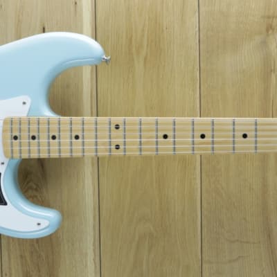 Fender Vintera 50s Stratocaster Modified Maple Daphne Blue MX21562853 image 1