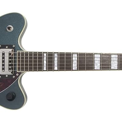 Gretsch G2655 Streamliner Center Block Jr. Double-Cut 6-String Electric Guitar with V-Stoptail and Laurel Fingerboard (Right-Handed, Gunmetal) image 1