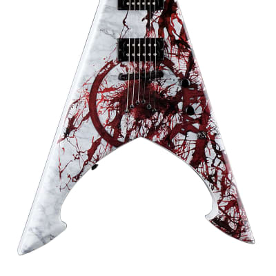 Dean MAS Michael Amott Tyrant X Splatter V Electric Guitar - Brand New A-Stock image 2