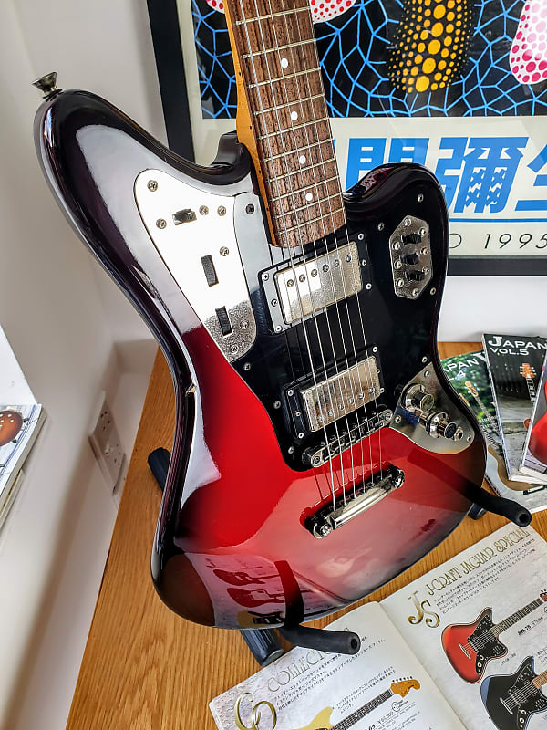 Fender Jaguar JGS-78 HH (99-02) - Gunmetal Red Burst, CIJ