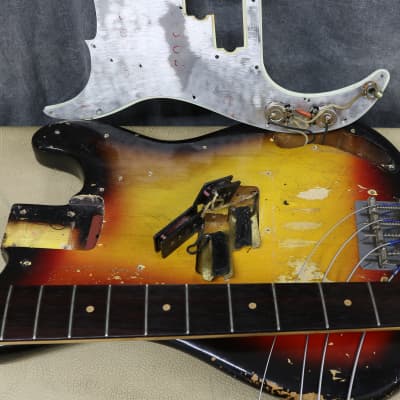 1963 Fender Precision Bass - Sunburst - OHSC image 20