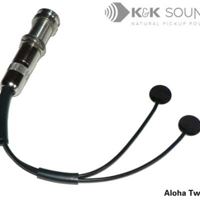 K&K Sound ALOHATWIN Dual-Sensor Passive Pick-up for Ukulele image 1
