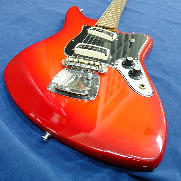 Aria 1532T 1969 Red Vintage Japanese Bizarre Guitar Matsumoku