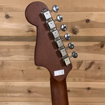 Fender Malibu Player Acoustic Guitar - Burgundy Satin image 6