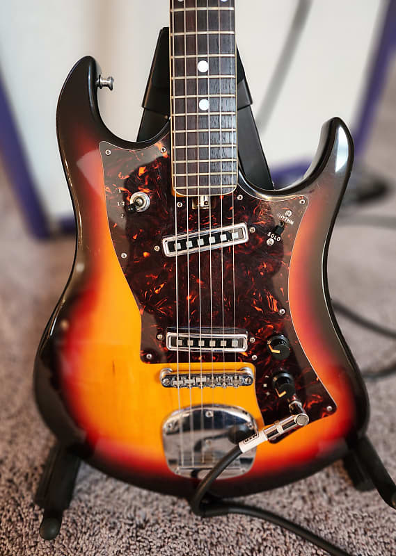 Teisco Norma Stratocaster 1960 S Sunburst Reverb