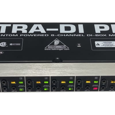 Behringer Ultra-DI Pro DI800 Phantom Powered 8-Channel Direct Box 