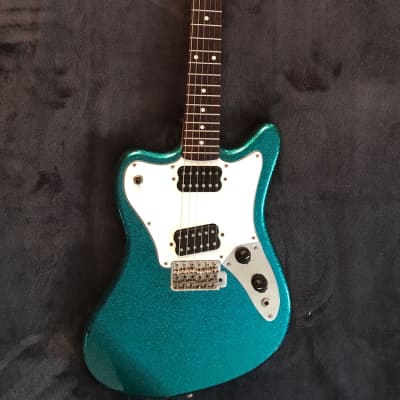 Squier MIJ Super-Sonic 1997 Vista Series sparkle blue | Reverb