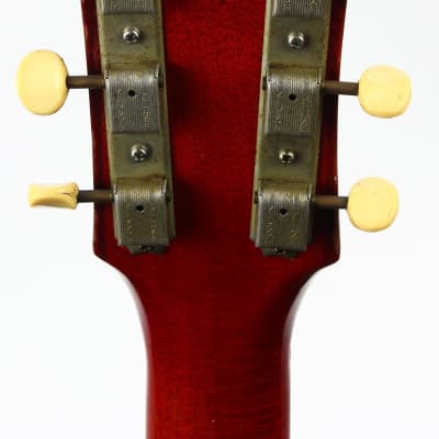 Early 1965 Gibson SG Jr. Junior WIDE NUT Cherry Red | No breaks, No refins Les Paul 1964 spec, Wraparound Tailpiece image 15
