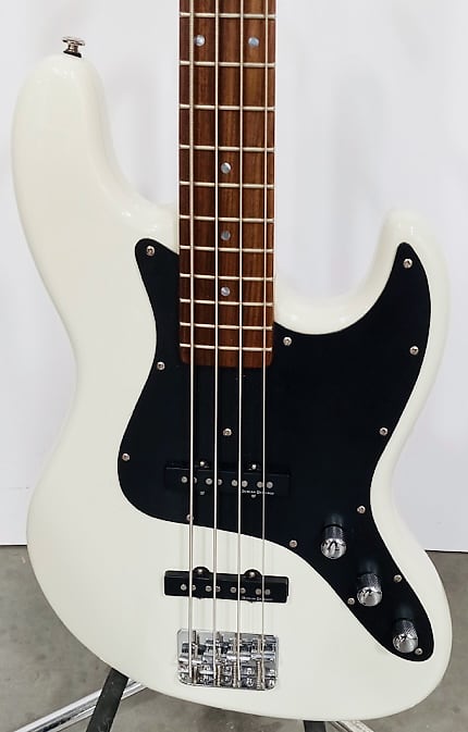 Schecter Jazz Bass Diamond Series - White | Reverb