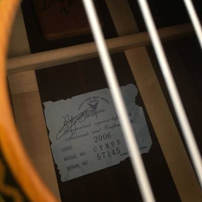 K Yairi CYM95 Classical Guitar (2006) 57145 Cedar Top, Indian Rosewood, Hiscox Case. Handmade Japan. image 4