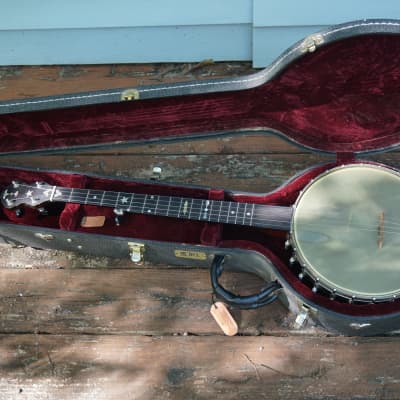 Mike Ramsey Fairbanks Electric Open Back Banjo Mahogany Whyte Laydie Tone Ring Hand Made Old Time image 1