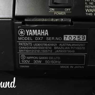 YAMAHA DX7 Digital Programmable Algorithm Synthesizer W/ Hard Case [Very good] image 23