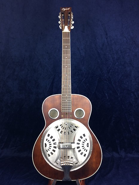 Ozark 3515 DD Deluxe Wooden Body Resonator Distressed Finish Pre Owned
