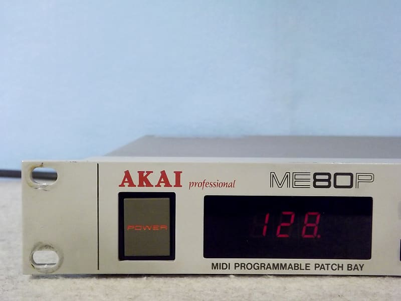 Akai ME80P MIDI patch bay