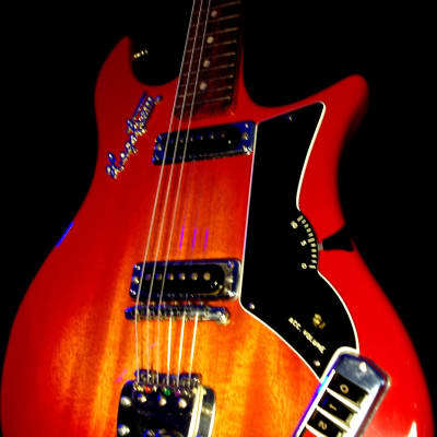 Hagstrom Impala 1965 Red Sunburst.  VINTAGE. Stylish Guitar Icon of the 1960s' s  RARE. image 6