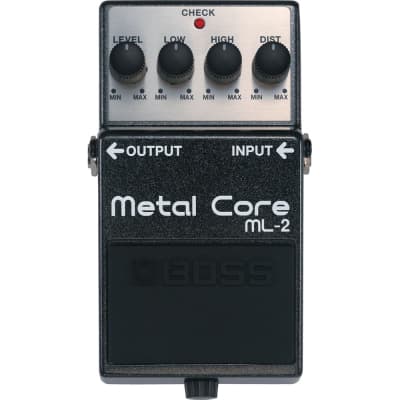 Boss ML-2 Metal Core Extreme Gain Distortion 9-Volt Guitar Effects Pedal image 1