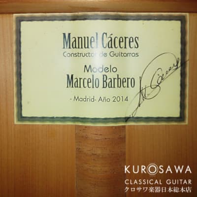 Manuel Caceres BARBERO Spruce Cypress Flamenco Guitar 2014 image 5