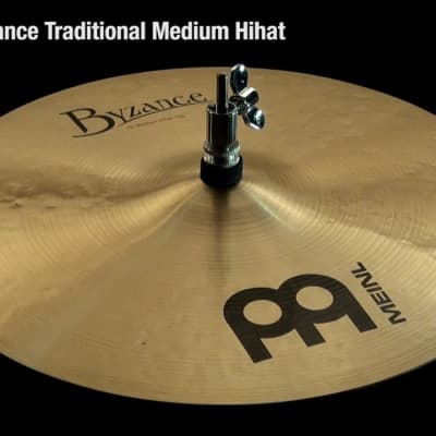 Meinl Byzance Traditional Medium Hi Hat Cymbals 15 image 10