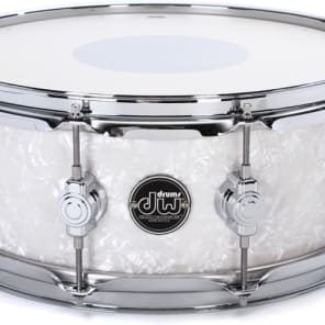 DW Performance Series - 5.5 x 14-inch Snare Drum - White Marine FinishPly image 8