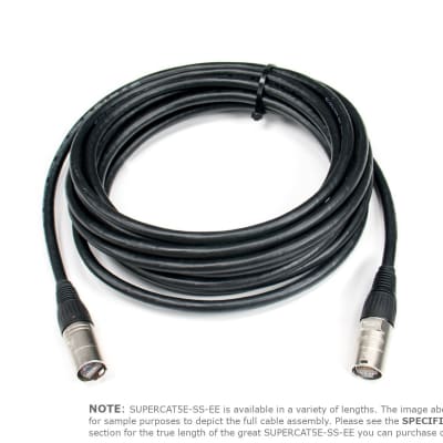 Elite Core SUPERCAT5E-S-EE-100 100' Shielded Tactical CAT5E Terminated Both Ends with Shiel image 2