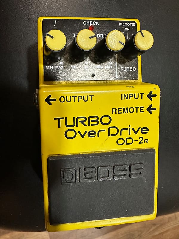 Boss OD-2R Turbo OverDrive (Silver Label) 1994 - 1997 - Yellow