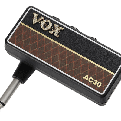 Vox AP2-AC amPlug 2 AC30 Battery-Powered Guitar Headphone Amplifier 2021 Black / Brown Diamond image 2
