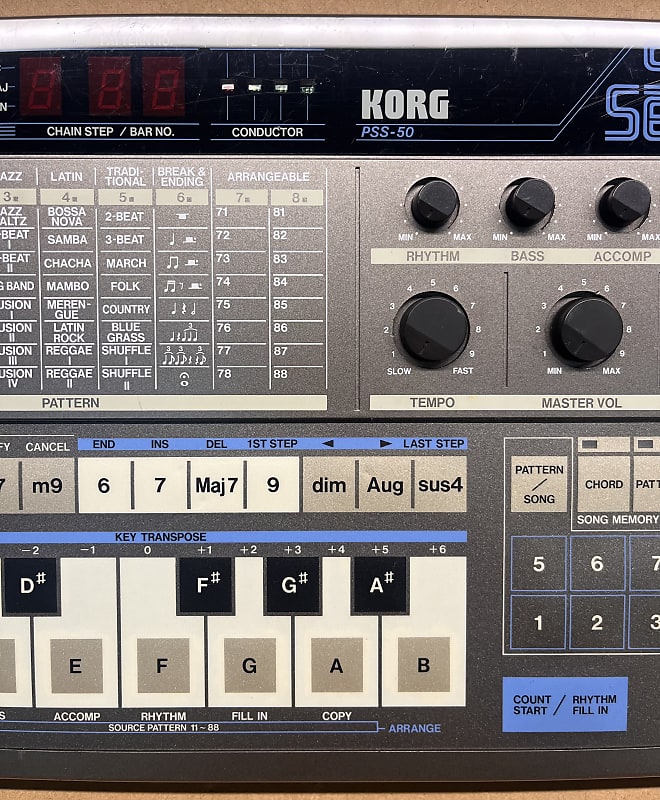 Korg Korg PSS-50 Programmable Super Section Synthesizer / Drum
