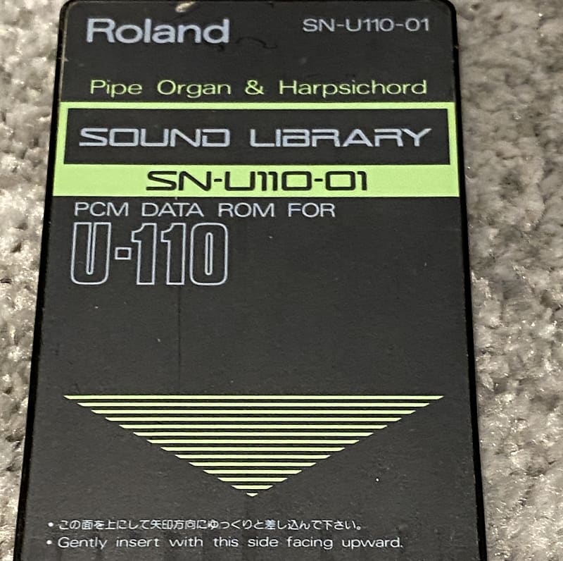 1988 • PCM Sound card Roland SN-U110-01 Pipe Organ & Harpsichord image 1