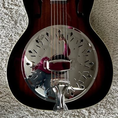 Recording King Rattlesnake Wood Body Resonator Guitar Sunburst #RR-41 VS - #Q4 for sale