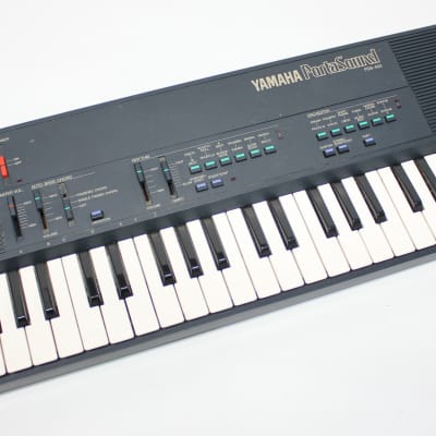 Vintage 80s Yamaha PSS 450 FM Mini Electone Keyboard Synthesizer w Drum Machine